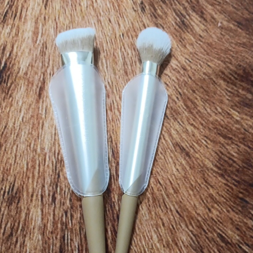 Premium Makeup Brush Set with Cream Handles